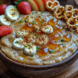 Dips have become a staple in the world of snacks and appetizers, celebrated for their versatility and ability to satisfy a variety of cravings. Whether served at a casual get-together or a more formal gathering, dips are perfect for sharing and can cater to both savory and sweet preferences. Among the myriad of dip options available, one that stands out for its delightful combination of flavors and health benefits is the Peanut Butter Bliss Banana Dip. This indulgent yet nutritious dip is not only a favorite among children but also appeals to adults looking for a guilt-free treat.