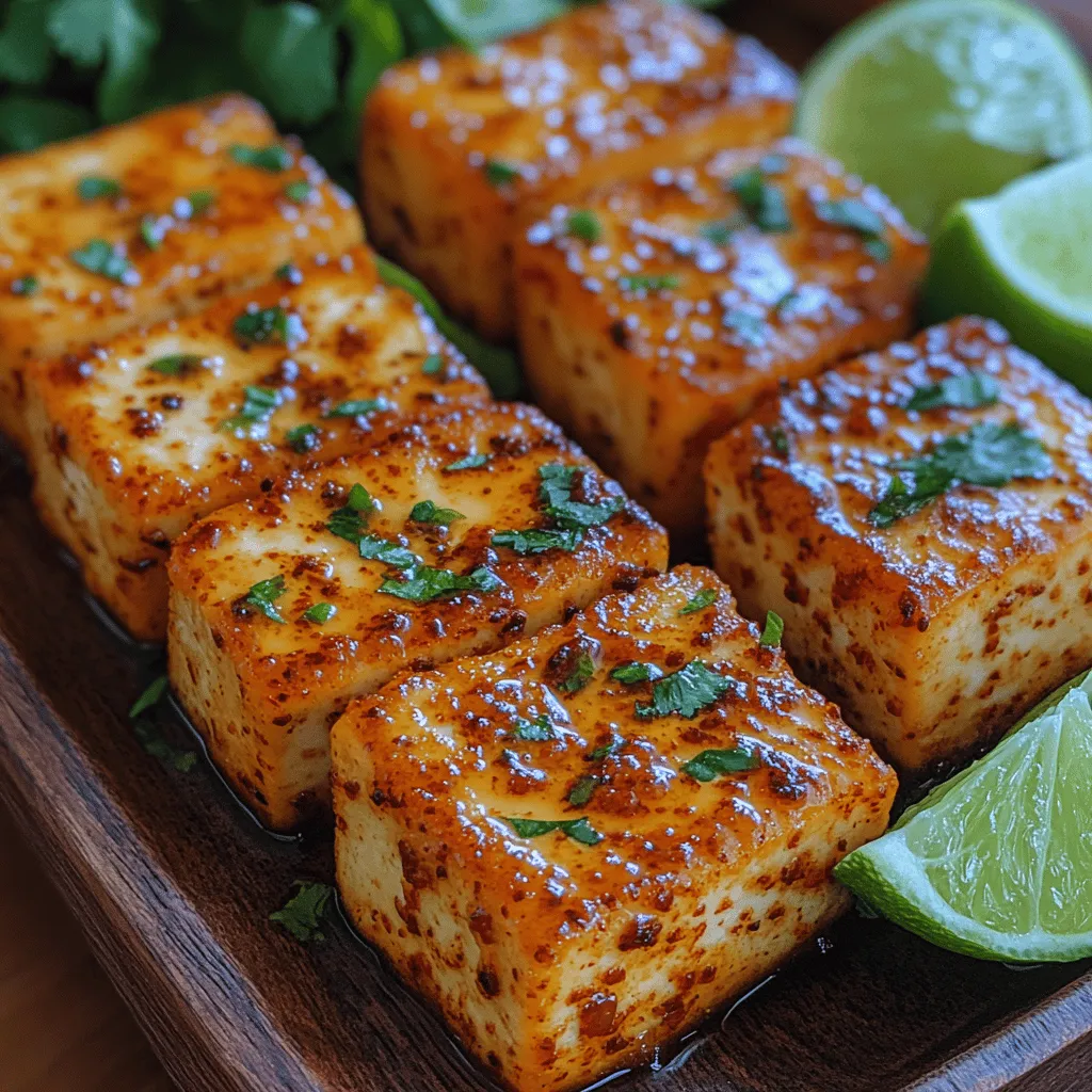 In the world of plant-based cuisine, Crunchy Chili-Lime Tofu Cubes stand out as a vibrant and delicious option that appeals to vegans and non-vegans alike. This dish perfectly marries the satisfying crunch of well-cooked tofu with a zesty, tangy flavor profile that excites the palate. Whether you're looking to explore more plant-based meals or simply seeking a tasty addition to your dinner table, this recipe offers a delightful experience that is both nutritious and enjoyable.