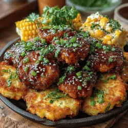 In the realm of culinary delights, few combinations evoke as much satisfaction as sweet and savory. Enter the Sweet Harmony: Honey Garlic Chicken & Corn Fritters, a dish that masterfully blends the rich flavors of honey garlic chicken with the crispy, comforting texture of corn fritters. This culinary creation is more than just a meal; it’s an experience that tantalizes the taste buds and brings a sense of warmth to any gathering. Whether you are hosting a family dinner or looking for a unique dish to impress your guests, this recipe is sure to become a favorite.