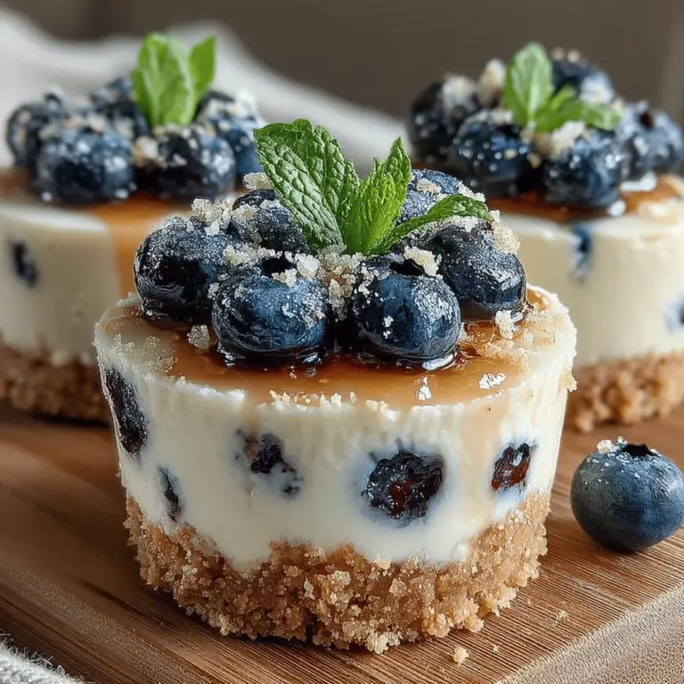 No-bake desserts have become a beloved staple in many kitchens, offering a delightful combination of flavor and convenience. They allow home cooks to whip up something sweet without the hassle of traditional baking methods. Among these sweet treats, the Luscious No-Bake Blueberry Cheesecake Cups stand out as a perfect option for anyone looking to create a delicious dessert with minimal effort. These individual cups are not only visually appealing but also provide a harmonious blend of flavors and textures that is sure to impress.