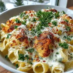 Creamy Cauliflower Alfredo Pasta: A Delicious and Healthy Alternative