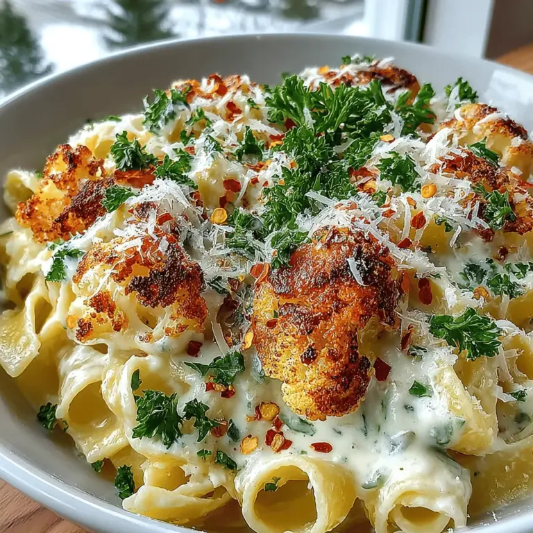 To create a truly exceptional Creamy Cauliflower Alfredo Pasta, it's important to understand the role of each ingredient in the recipe. Here's a closer look at the main components that contribute to the dish's flavor and texture: