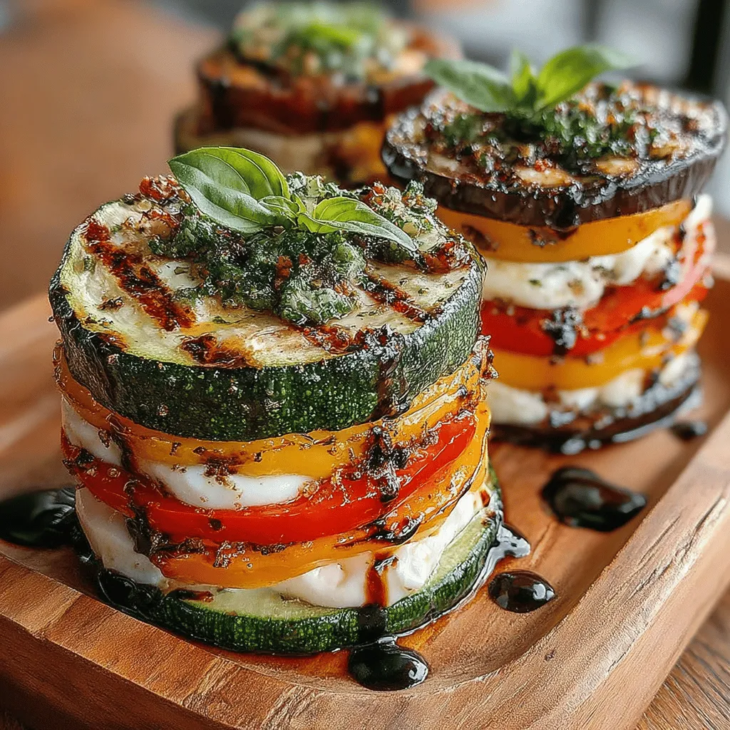 In the culinary world, few dishes can rival the vibrant appeal of grilled vegetables paired with creamy mozzarella cheese. Grilled Veggie & Mozzarella Stacks are not just a feast for the eyes; they embody a harmonious blend of flavors and textures that make them a perfect option for any occasion. Whether you’re hosting a casual dinner with friends or preparing an elegant spread for a special gathering, these stacks cater to both vegetarians and those simply looking to enjoy lighter fare without sacrificing taste.
