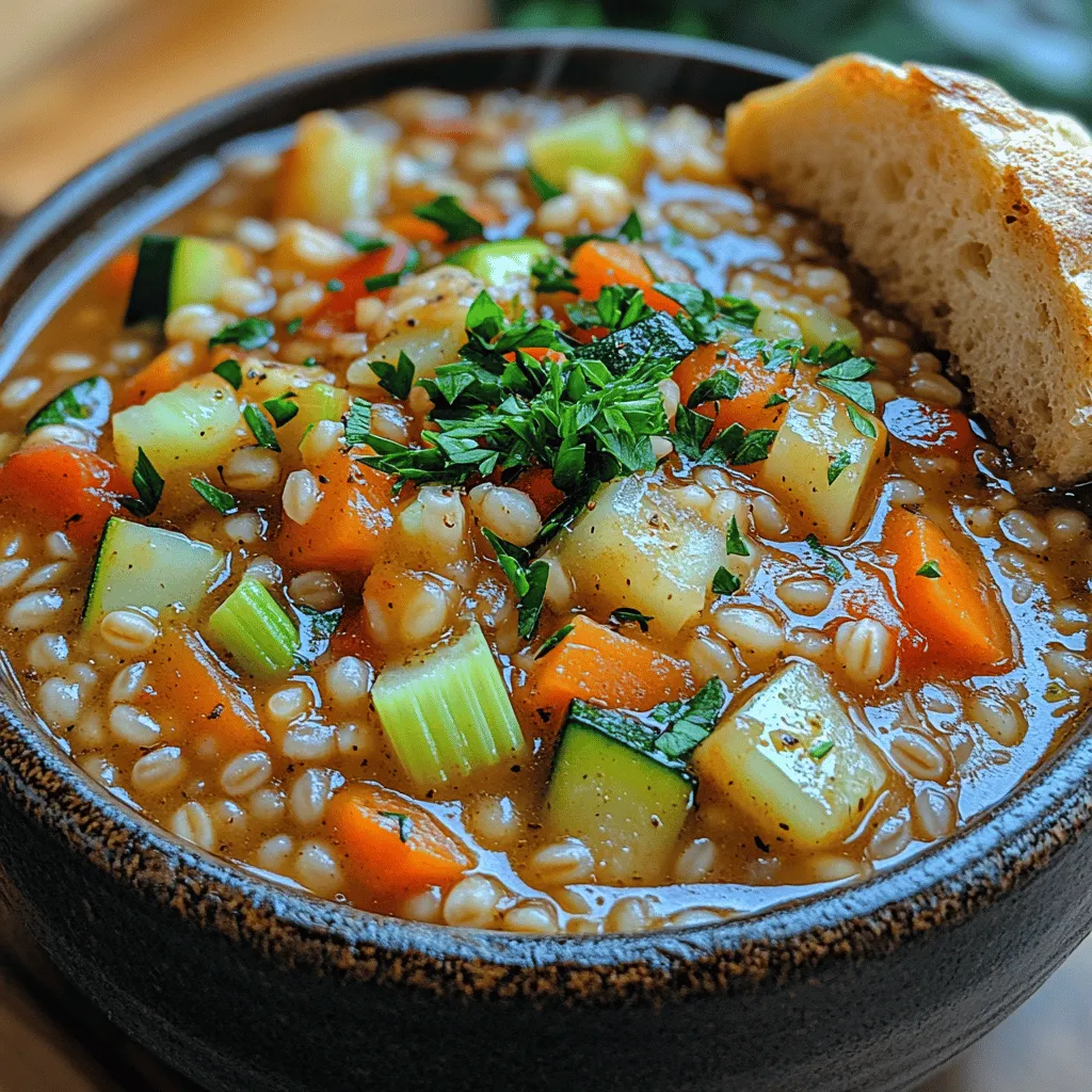In the realm of comfort food, few dishes can rival the warmth and satisfaction of a hearty vegetable stew. Our Hearty Barley Vegetable Stew is not just a meal; it’s a celebration of wholesome ingredients that come together to create a symphony of flavors. Perfectly suited for chilly evenings or when you crave something nourishing, this stew embodies the essence of home cooking—a simple yet hearty dish that brings people together.