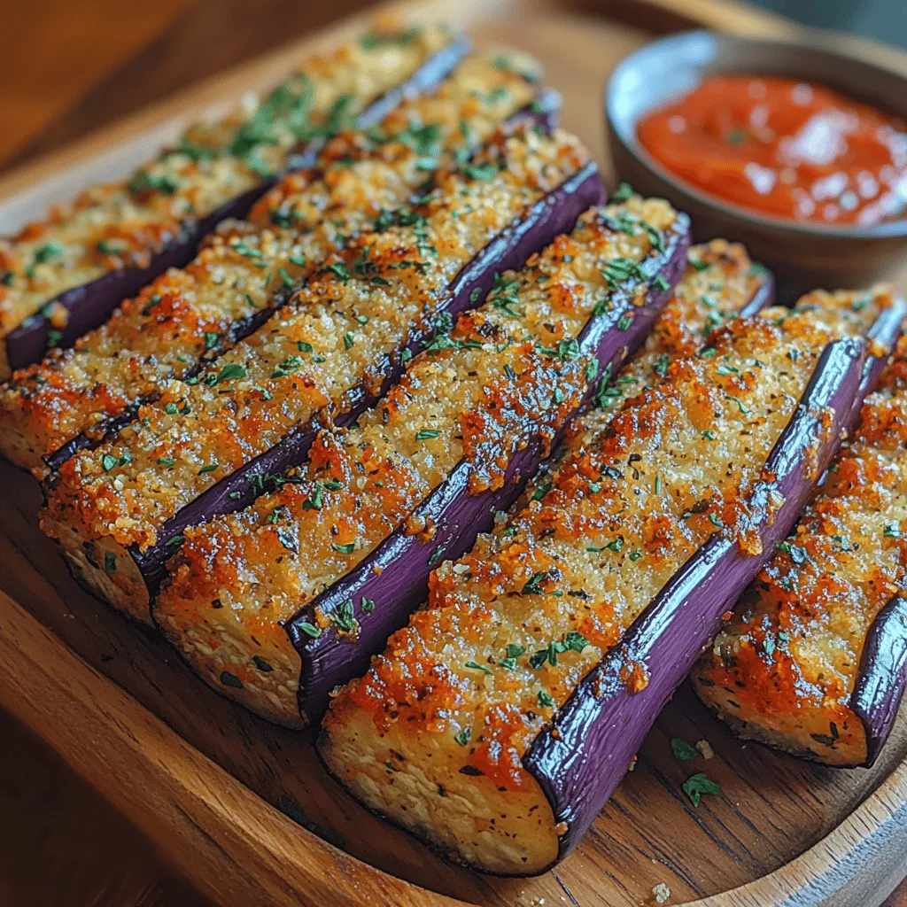 Eggplant, with its rich, meaty texture and ability to absorb flavors, has secured its place as a beloved ingredient in various cuisines worldwide. This versatile vegetable can be grilled, roasted, stuffed, or fried, making it a culinary favorite for both home cooks and professional chefs. Today, we're focusing on a delightful way to enjoy eggplant: Crispy Parmesan Eggplant Sticks. This dish not only highlights the unique qualities of eggplant but also aligns perfectly with the growing trend of healthy snacking.