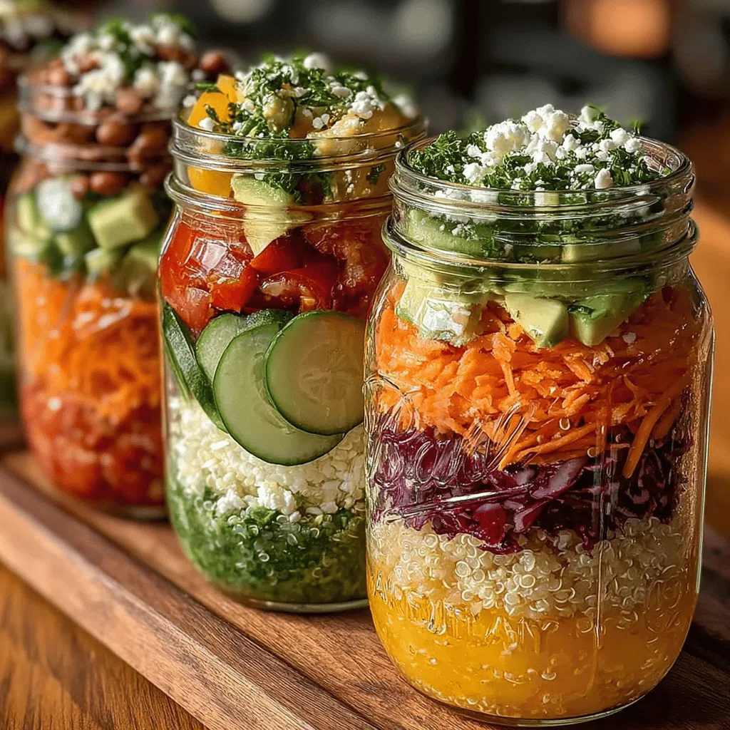 In today’s fast-paced world, meal prepping has emerged as a practical solution to maintaining a healthy diet. With busy schedules often leaving little time for cooking, the concept of salad jars has gained immense popularity. These colorful, portable meals not only make healthy eating convenient but also add a touch of creativity to meal planning. Among the myriad of options available, Vibrant Rainbow Salad Jars stand out as a delightful choice, bursting with both flavor and nutrition.