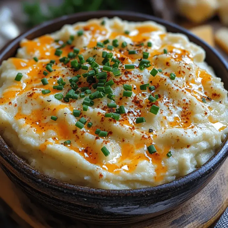 To achieve the perfect creamy texture for your cheddar cauliflower mash, it is crucial to boil the cauliflower until it is fork-tender. This step not only softens the cauliflower but also ensures that it can be easily mashed into a smooth consistency. Typically, this will take around 10 to 15 minutes, depending on the size of your florets. If you under-boil the cauliflower, you may end up with a lumpy mash that lacks the silky mouthfeel that defines this dish. Conversely, overcooking can lead to a mushy texture, so keep a close eye on the cooking time.