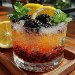 As summer approaches, the quest for the perfect refreshing beverage becomes paramount. Among the myriad of options, the Sparkling Blackberry Lemon Spritz stands out as an ideal choice. This vibrant drink combines the tartness of fresh blackberries with the zesty brightness of lemon, all elevated by the effervescence of sparkling water. It’s not just a drink; it’s an experience that encapsulates the essence of summer gatherings, barbecues, and leisurely afternoons by the pool.