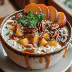 In the realm of nutritious breakfast options, Peach Cobbler Overnight Oats stand out as a delightful choice that perfectly marries the flavors of summer with wholesome ingredients. This recipe not only satisfies your sweet tooth but also provides a nourishing start to your day. With fresh peaches, creamy oats, and a hint of cinnamon, these overnight oats encapsulate the essence of summer bliss. Overnight oats have become increasingly popular in recent years, and for good reason: they offer a convenient and versatile breakfast solution that caters to a variety of tastes and dietary needs. In this article, we will explore the benefits of overnight oats, how to prepare this delicious recipe, and tips for customizing it to suit your taste preferences.