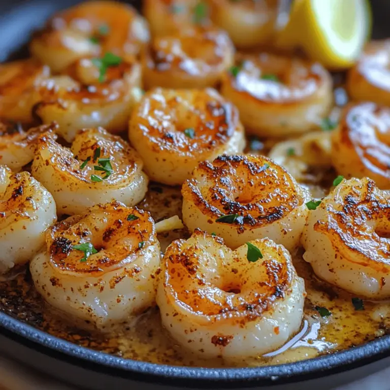 Crispy garlic butter shrimp is a dish that encapsulates the perfect blend of savory flavors and delightful textures, making it a beloved choice for seafood enthusiasts and culinary novices alike. With its enticing aroma and golden-brown exterior, this dish is not just a feast for the palate but also a visual treat, making it an excellent option for both casual weeknight dinners and elegant gatherings. The combination of succulent shrimp bathed in rich garlic butter creates a symphony of flavors that is hard to resist.