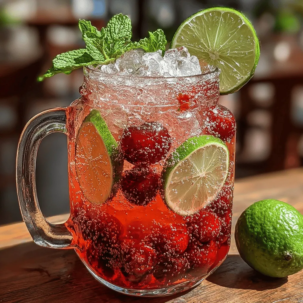 Before diving into the preparation steps, it's essential to understand the key ingredients that make this drink a standout. Each component plays a vital role in crafting the perfect Cherry Limeade Sparkler.