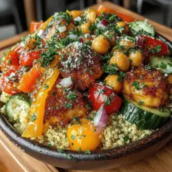 Maple Mustard Roasted Chickpea & Quinoa Salad Recipe