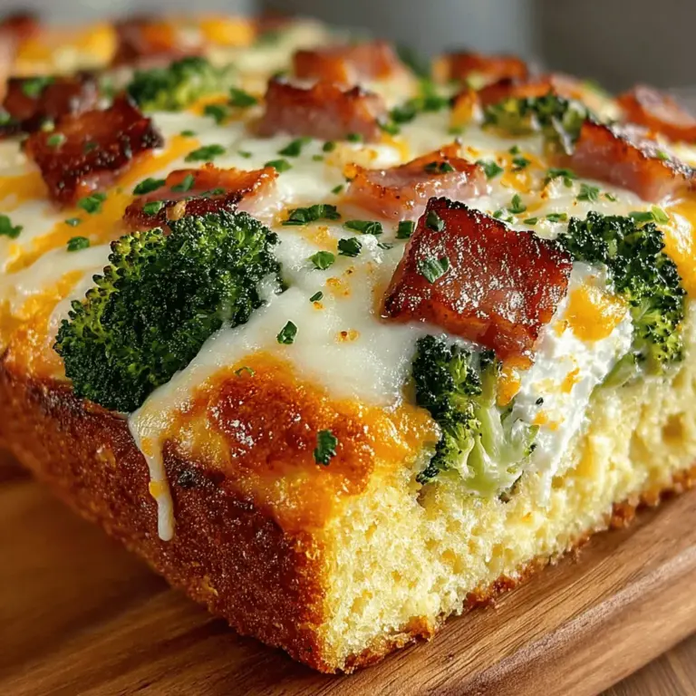 When it comes to breakfast, finding a dish that is both delicious and nutritious can be a challenge. Enter the Cheesy Ham and Broccoli Breakfast Bake, a scrumptious recipe that combines the savory flavors of ham and cheese with the vibrant freshness of broccoli. This breakfast bake is not only a feast for the senses but also a wholesome meal that can energize your morning routine. Whether you're cooking for a busy family or prepping for a solo brunch, this recipe offers a perfect balance of protein, vegetables, and rich, cheesy goodness.