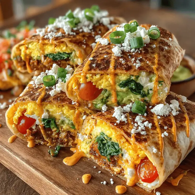 In a world where time is often scarce, finding meals that are both quick to prepare and delicious can be a challenge. Enter the Spicy Avocado Ranch Egg Wraps, a delightful fusion of flavors and textures that not only satisfy your taste buds but also nourish your body. This recipe combines the creaminess of avocado, the protein-packed goodness of eggs, and a zesty ranch dressing, all wrapped up in a healthy tortilla. Perfect for breakfast, lunch, or as a snack, these wraps are versatile enough to fit into any meal plan.