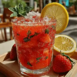 To create the perfect Frozen Strawberry Basil Lemonade, it’s essential to understand the key ingredients that contribute to its delightful flavor and health benefits. Each component plays a vital role in crafting a drink that is not only refreshing but also nourishing.