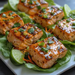 In recent years, a notable shift towards healthier eating habits has taken place, emphasizing lighter meals that are not only nutritious but also bursting with flavor. As people become more conscious of their dietary choices, the demand for fresh, wholesome recipes has surged. One dish that perfectly embodies this trend is Sweet Chili Salmon Lettuce Wraps. This recipe offers a delightful combination of taste and health, making it an excellent choice for lunch or dinner.