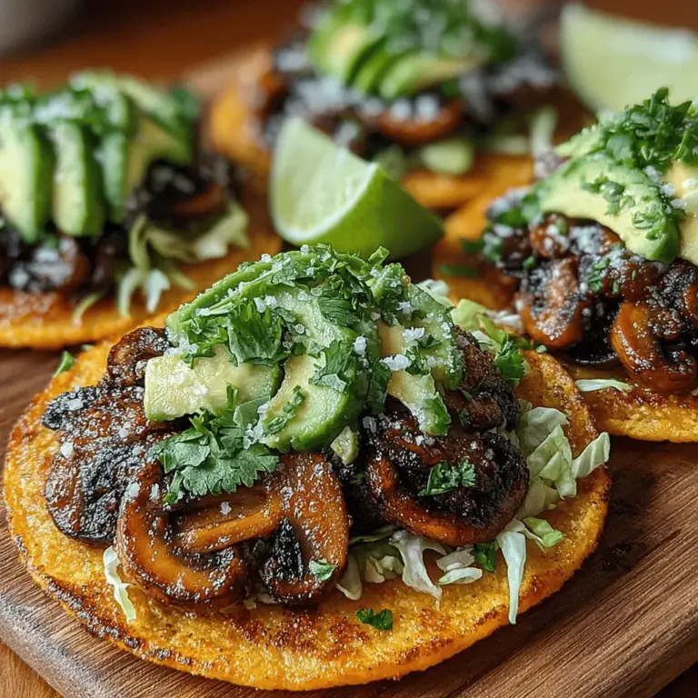 In recent years, there's been a significant rise in the popularity of vegetarian dishes. With a growing awareness of health-related issues and environmental concerns, many people are turning to plant-based meals that are not only nutritious but also bursting with flavor. One such dish that perfectly embodies this trend is the Sautéed Garlic Mushroom & White Bean Tostadas. This recipe offers an appealing combination of textures and tastes, making it a fantastic option for those looking to indulge in a hearty yet health-conscious meal.