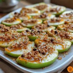 When it comes to topping your Crunchy Apple Nacho Slices, the method of application can make all the difference. To achieve an even distribution of flavors, consider the following tips: