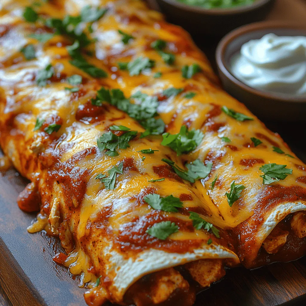 Enchiladas are a beloved staple in Mexican cuisine, characterized by their soft corn tortillas filled with a variety of ingredients, typically rolled and topped with a savory sauce. This comforting dish is not only a family favorite but also a symbol of Mexican culinary heritage, reflecting the rich flavors and traditions passed down through generations. The beauty of enchiladas lies in their versatility; they can be filled with anything from meats to vegetables and topped with a myriad of sauces. In this recipe, we’re spotlighting Smoky Ancho Chicken Enchiladas, where the depth of flavor is elevated by the use of ancho chilies and the convenience of rotisserie chicken.