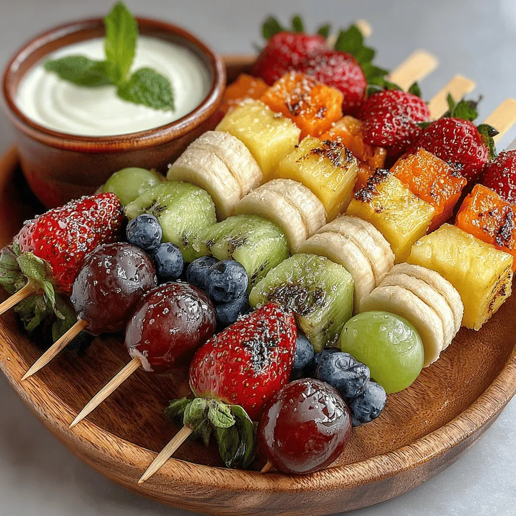 When it comes to constructing your Rainbow Fruit Skewers, creativity is key. The visual appeal of fruit skewers makes them not only a delicious treat but also an eye-catching centerpiece for any gathering. Here are a few suggestions for crafting beautiful combinations: