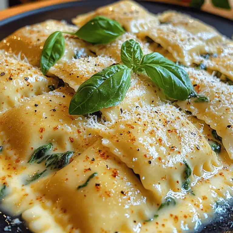 When it comes to Italian cuisine, few dishes evoke the warmth and comfort of a homemade pasta dish quite like ravioli. The Creamy Spinach Ricotta Ravioli is not just a meal; it’s a culinary experience steeped in history and tradition. This dish combines the rich flavors of creamy ricotta and vibrant spinach, enveloped in tender pasta, creating a symphony of taste that dances on your palate. Whether you're looking to impress guests at a dinner party or simply want to indulge in a comforting meal, this ravioli recipe stands out as a beloved classic.