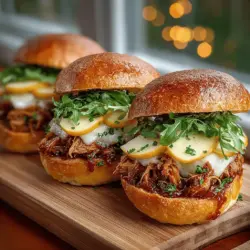 As the crisp air of autumn settles in, the aroma of seasonal ingredients fills our kitchens, inviting us to create dishes that embody the essence of cozy gatherings and heartfelt meals. Autumn-inspired recipes bring warmth and comfort, perfectly suited for family dinners, backyard gatherings, or even a quiet night in. One dish that captures this spirit beautifully is the Autumn Harvest Pulled Chicken Sandwich. This recipe harnesses the flavors of the season, featuring tender pulled chicken infused with apple cider and aromatic spices, creating a delightful meal that is both satisfying and easy to prepare.