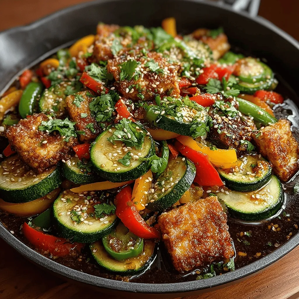 In recent years, plant-based meals have surged in popularity, driven by a growing awareness of health, sustainability, and animal welfare. As more people seek to incorporate vegetables into their diets, the demand for flavorful, nutritious recipes has never been higher. One such dish that perfectly captures the essence of this trend is the Zesty Zucchini Tofu Stir Fry. This vibrant and wholesome recipe not only showcases the versatility of vegetables but also offers a satisfying meal that appeals to both vegetarians and those simply looking to add more plant-based options to their culinary repertoire.