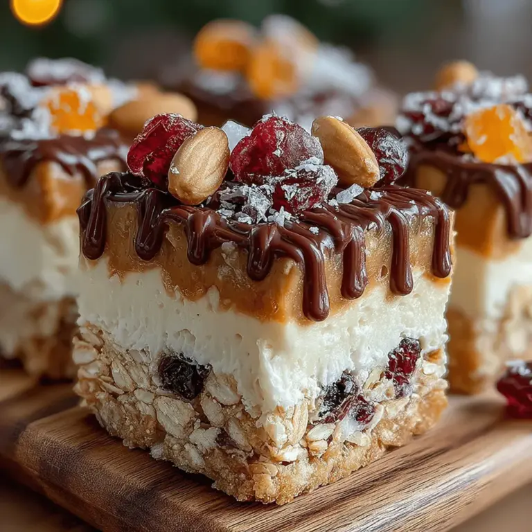 Peanut Butter Crunch Bliss Bars are a delightful treat that combines the rich, creamy taste of peanut butter with the satisfying crunch of oats and crispy rice cereal. These bars are not only a delicious snack option but also a versatile dessert that can be enjoyed any time of the day. Whether you're looking for a quick pick-me-up between meals or a sweet indulgence after dinner, these bliss bars are sure to satisfy your cravings without derailing your healthy eating habits.
