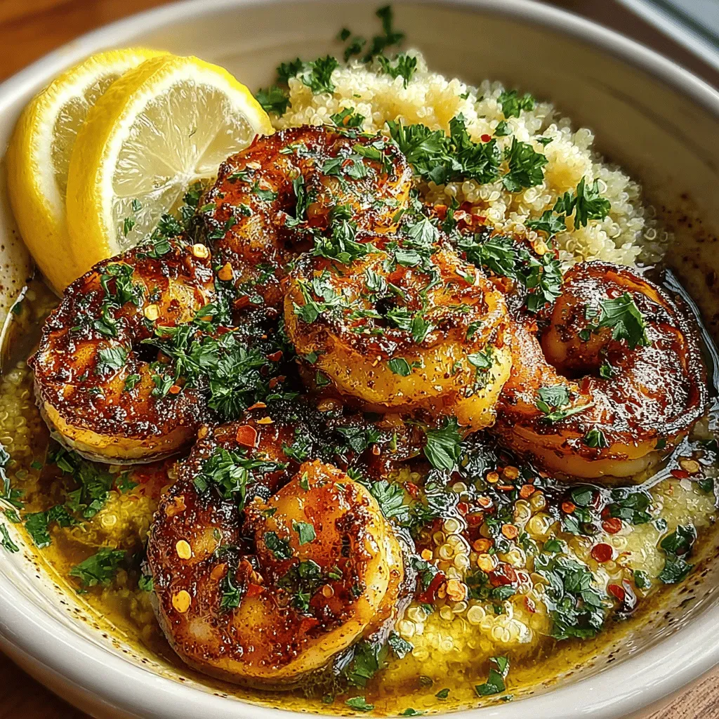 When it comes to quick and nutritious meals, the Garlic Butter Shrimp & Quinoa Delight stands out as a culinary gem. This dish marries succulent shrimp with the wholesome goodness of quinoa, all enveloped in a rich garlic butter sauce that tantalizes the taste buds. Not only is it a feast for the senses, but it also offers a plethora of health benefits, making it an ideal choice for busy weeknights or casual get-togethers with friends and family.