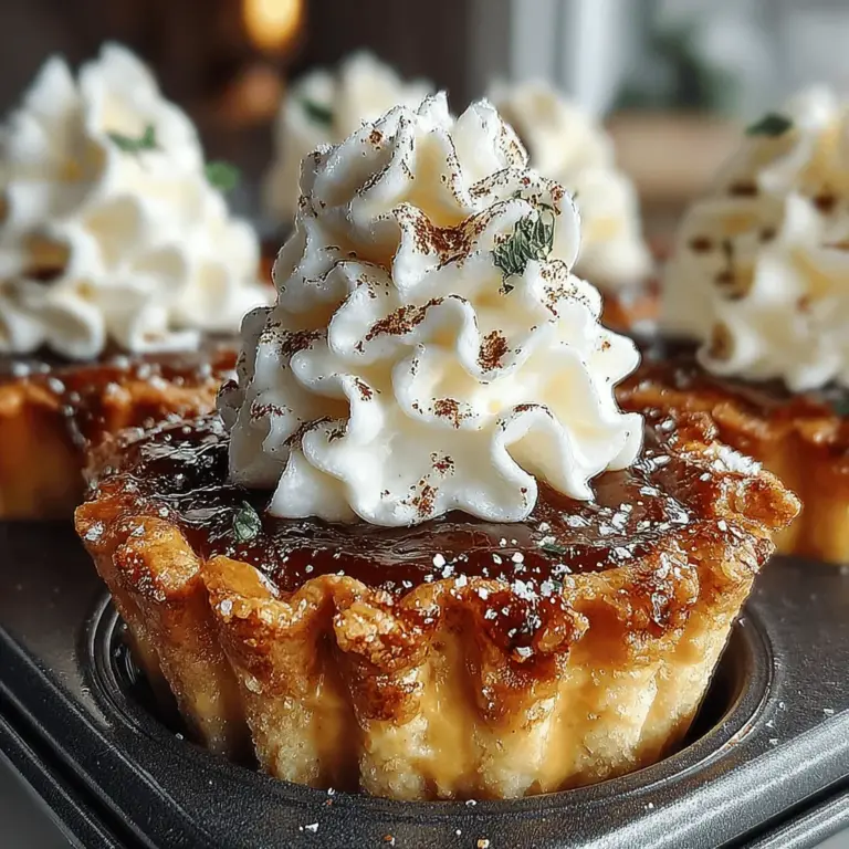 As the leaves start to turn and the air becomes crisp, the warmth of autumn invites us to indulge in one of the season's most beloved desserts: pumpkin pie. This classic treat has long held a special place in the hearts of many, particularly during Thanksgiving celebrations, where it graces tables as a symbol of harvest and gratitude. However, there’s something uniquely charming about mini pumpkin pies that elevates this traditional dessert to new heights. These little delights not only offer all the comforting flavors of the classic version but also come in a perfectly portioned size, making them an irresistible option for gatherings, holiday parties, or simply a cozy night in.