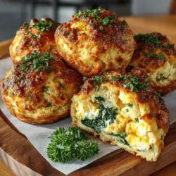 If you're on the hunt for a snack or brunch option that delivers both convenience and flavor, look no further than Mini Egg & Feta Biscuit Bombs. This innovative recipe combines the fluffy goodness of freshly baked biscuits with a savory filling of eggs and feta cheese. Whether you’re hosting a brunch gathering, looking for a hearty breakfast to start your day, or in need of a delightful appetizer for your next get-together, these biscuit bombs are sure to impress.
