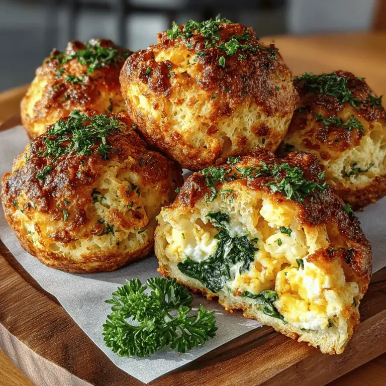If you're on the hunt for a snack or brunch option that delivers both convenience and flavor, look no further than Mini Egg & Feta Biscuit Bombs. This innovative recipe combines the fluffy goodness of freshly baked biscuits with a savory filling of eggs and feta cheese. Whether you’re hosting a brunch gathering, looking for a hearty breakfast to start your day, or in need of a delightful appetizer for your next get-together, these biscuit bombs are sure to impress.