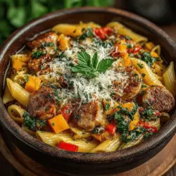 Cozy Autumn Chicken Sausage Pasta Recipe