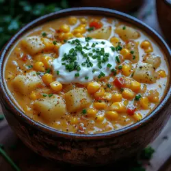 Creamy Delight Crockpot Corn Chowder