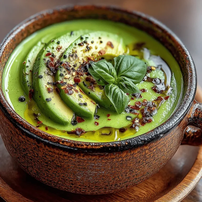 As the temperatures rise and the sun shines brightly, our culinary choices often shift toward lighter, refreshing meals that can cool us down. Summer soups have carved a niche in the realm of seasonal cuisine, celebrated for their ability to provide nourishment without the heaviness often associated with traditional hot soups. One standout dish perfect for sweltering days is the Chilled Avocado & Cucumber Creamy Summer Soup—a dish that not only tantalizes the taste buds but also brings a wave of refreshing comfort to your dining table.