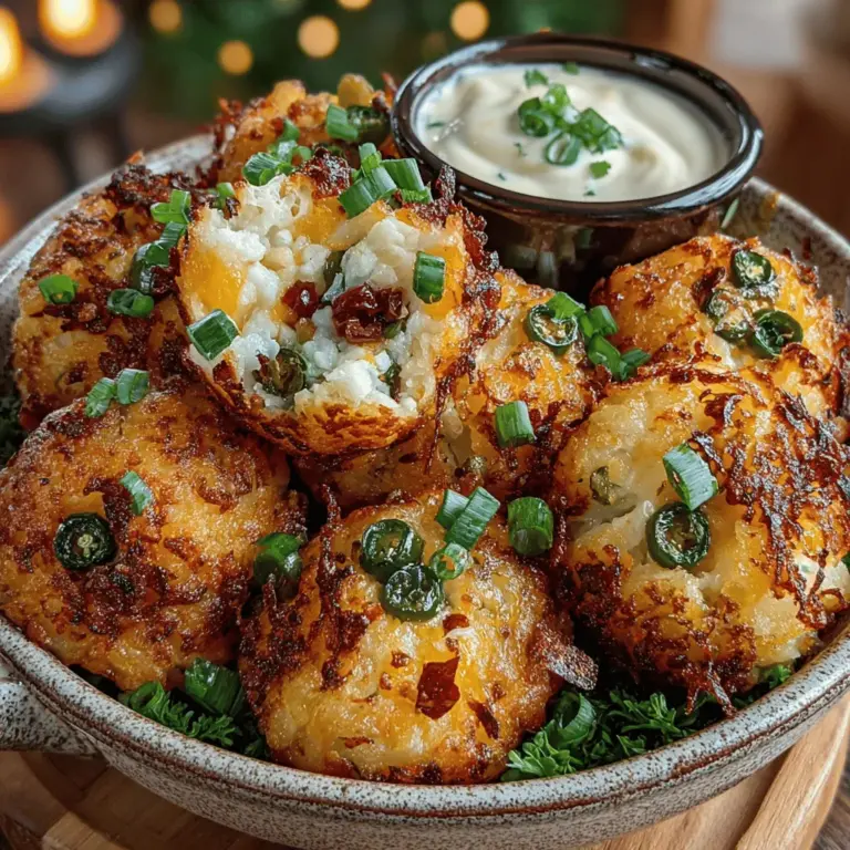 When it comes to appetizers and snacks, few dishes can compete with the delightful crunch and bold flavors of Spicy Cheesy Bites: Mini Cheddar Jalapeño Rice Fritters. These small, bite-sized treats are perfect for any occasion, whether you're hosting a lively party, enjoying a casual gathering with friends, or simply indulging in a comforting snack at home. The fusion of sharp cheddar cheese and spicy jalapeños creates a harmonious blend of flavors that is sure to tantalize your taste buds and keep everyone coming back for more.