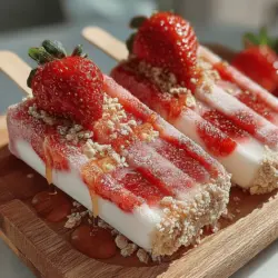 As the warm months approach, the search for healthy yet delicious treats becomes a priority for many. With the sun shining and temperatures rising, summer is the perfect time to indulge in refreshing snacks that not only satisfy your sweet tooth but also provide essential nutrients. One such treat that stands out is the Strawberry Delight Oat Pops. These delightful popsicles are not only a feast for the eyes with their vibrant color but also a nutritious option that can be enjoyed by everyone, including those with dietary restrictions.