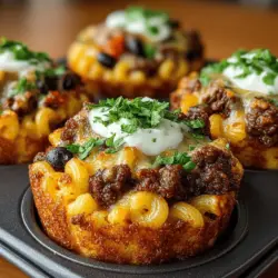 Cheesy Chili Mac Muffin Tins: A Deliciously Easy Recipe