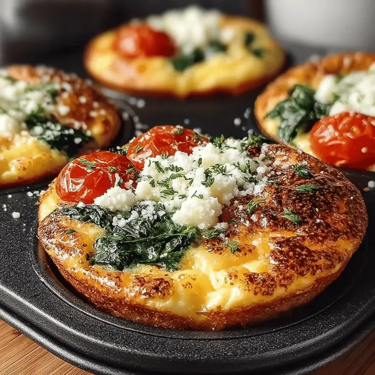 In today’s fast-paced world, the importance of healthy eating can often take a back seat to convenience. However, with the increasing awareness of nutrition and well-being, finding a balance between the two has never been more essential. Enter Spinach & Tomato Egg Muffins—a delightful solution for those busy mornings when you need a nutritious breakfast that’s both quick to prepare and easy to grab on the go. These muffins are not only packed with flavor but also brim with wholesome ingredients that can power you through your day.