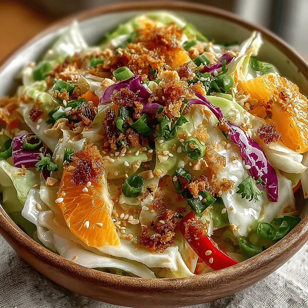 Creating a Crunchy Asian Cabbage Peanut Salad begins with the careful preparation of fresh ingredients. This salad is not only simple to make but also a great way to incorporate a variety of textures and flavors into your meal. Here’s how to perfect each step of the process.