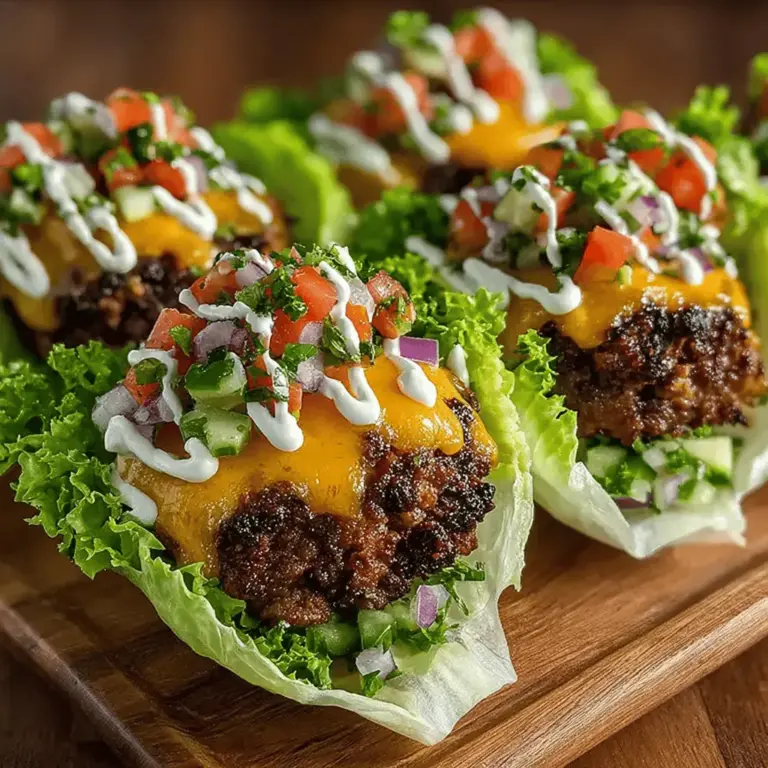 In recent years, the culinary scene has seen a significant shift towards healthier eating habits, and this trend has permeated even the most beloved comfort foods. Burgers, long a staple of American cuisine, are now being reimagined in creative and health-conscious ways. Among the many alternatives emerging, Mini Cheeseburger Lettuce Wrap Bites stand out as a delicious and nutritious option that caters to various dietary preferences, including low-carb and gluten-free diets. These bite-sized delights not only satisfy cravings for a juicy cheeseburger but also offer a fresh, vibrant twist that keeps the meal light and refreshing.