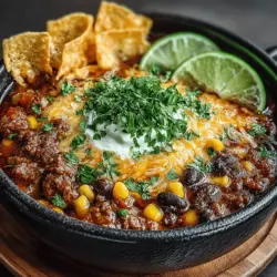 Cheesy Chili Tortilla Soup Delight
