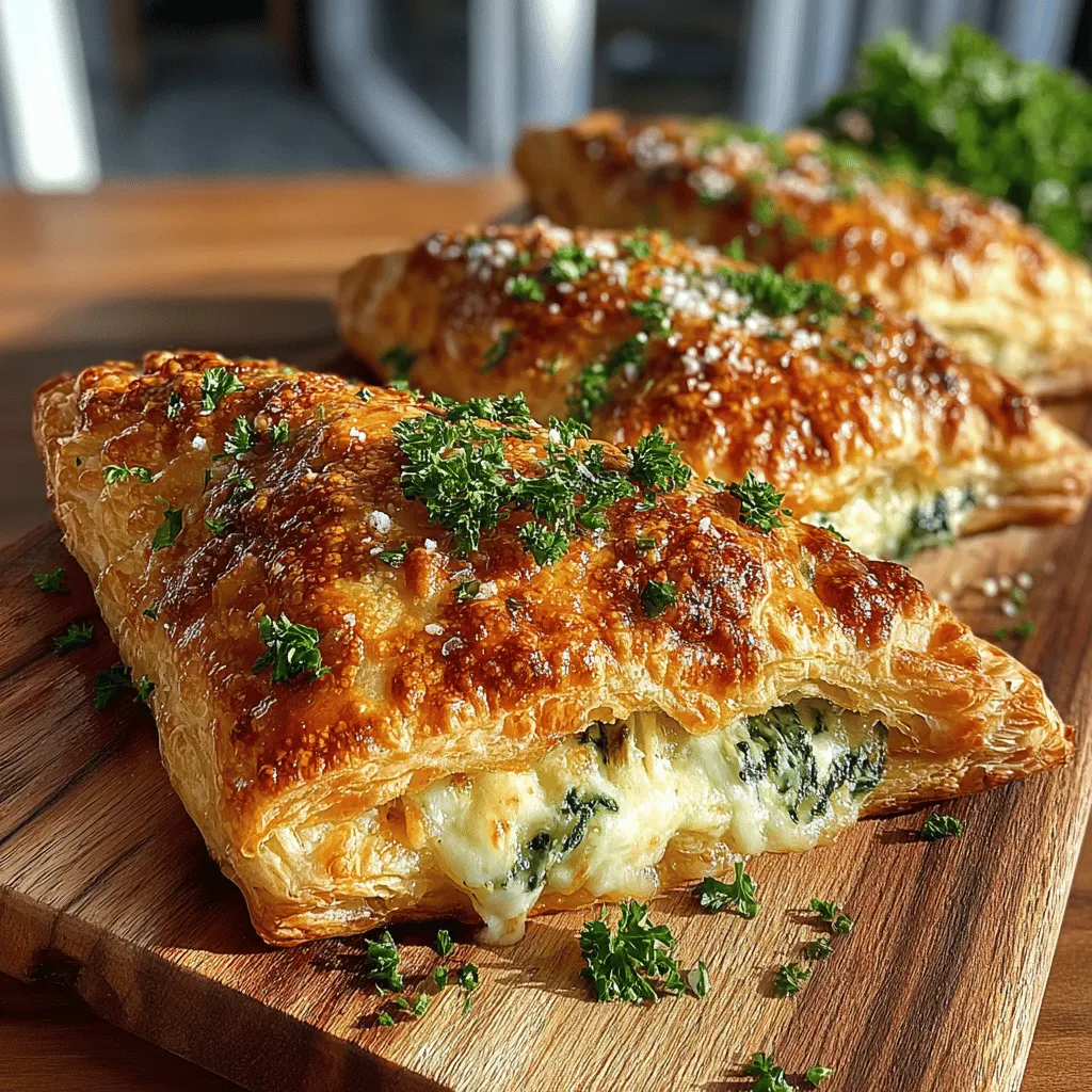 Mini Spinach Artichoke Puff Melts are the epitome of culinary comfort, combining the rich flavors of creamy spinach and artichokes enveloped in delicate, flaky puff pastry. These delightful bites are not only a feast for the palate but also a visual treat, making them a perfect addition to any gathering, whether it’s a casual family dinner, a festive holiday party, or a sophisticated cocktail event. The charm of these puff melts lies in their simplicity and versatility, appealing to both seasoned cooks and kitchen novices alike.