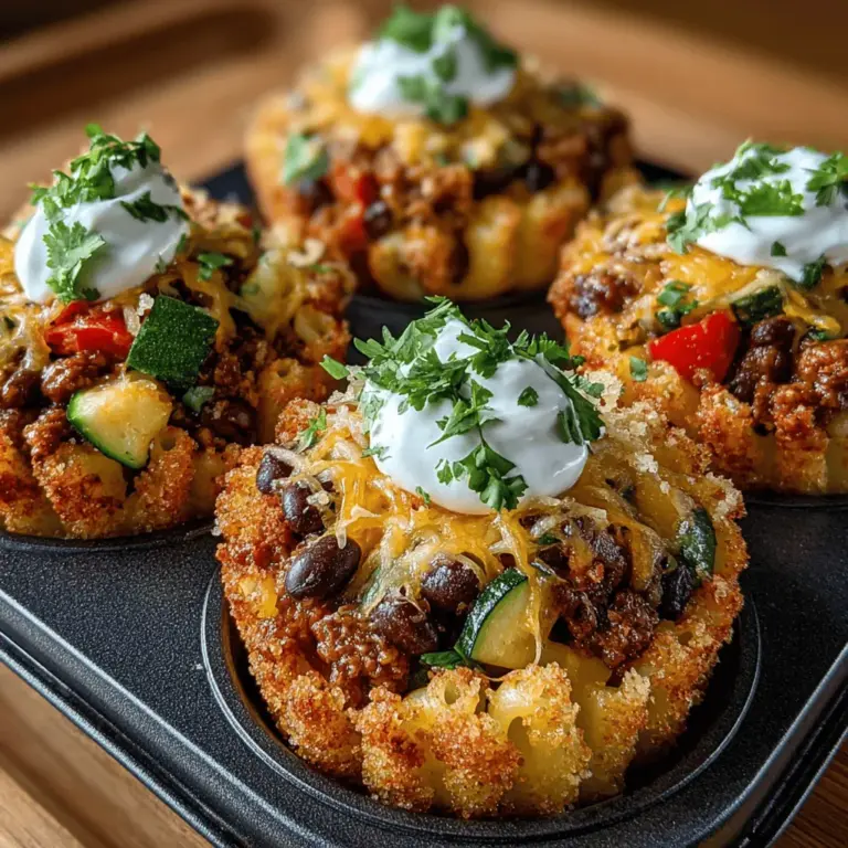 Chili Mac Cup Delight is a mouthwatering dish that beautifully marries two beloved comfort foods: macaroni and cheese and chili. This innovative recipe transforms traditional flavors into a fun, bite-sized format that’s perfect for a variety of occasions, from casual weeknight dinners to festive gatherings. It's a fantastic option for meal prepping, allowing you to enjoy a nutritious and satisfying meal throughout the week.