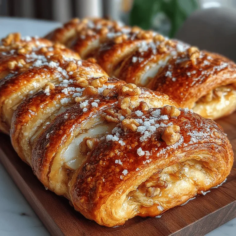 Apple Brie Puff Pastry Braids are the culinary embodiment of comfort and elegance, effortlessly combining the sweetness of apples with the creamy richness of Brie cheese, all enveloped in flaky, golden puff pastry. This dish is not only a feast for the palate but also a visual delight, making it an ideal choice for gatherings, parties, or a cozy night in with loved ones. Whether you are hosting a holiday celebration, a family dinner, or simply indulging in a weekend treat, this recipe is sure to impress your guests and elevate your culinary repertoire.