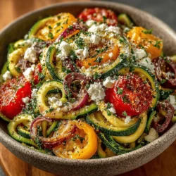 As the temperatures rise and the sun shines brighter, the allure of light, refreshing meals becomes undeniable. A salad bowl bursting with fresh ingredients not only tantalizes the taste buds but also nourishes the body. The Refreshing Zucchini Salad Bowl is an exemplary dish that captures the essence of summer with its vibrant colors and crisp textures. Utilizing zucchini as a base, this salad is not only flavorful but also offers a plethora of health benefits that make it a fantastic choice for anyone looking to incorporate more vegetables into their diet.