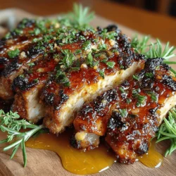 Maple Glazed Roasted Turkey Legs
