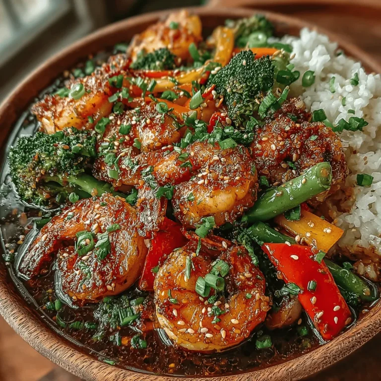 Savory Shrimp and Vegetable Stir-Fry Bowls are a delightful and nutritious dish that brings the vibrant flavors of the ocean and the earth together in one easy-to-make meal. With a perfect balance of protein, fiber, and vitamins, this stir-fry not only satisfies the taste buds but also supports a healthy lifestyle. In today's fast-paced world, the importance of home-cooked meals cannot be overstated. Preparing meals at home allows you to control the ingredients, manage portion sizes, and create dishes tailored to your dietary needs and preferences.
