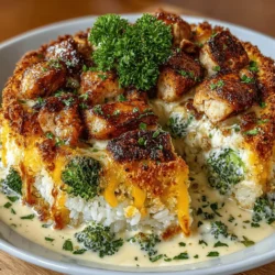 Casseroles have long been a staple in homes around the world, offering a delightful combination of convenience and comfort. They are the ultimate one-dish meals that bring families together at the dinner table, providing nourishment and warmth. Among the myriad of casserole options, the Cheesy Chicken & Broccoli Bliss Casserole stands out as a particularly enticing choice. This dish is not only packed with flavor but also offers a nutritious balance of ingredients, making it an ideal option for family dinners, potlucks, or those busy weeknights when time is of the essence.