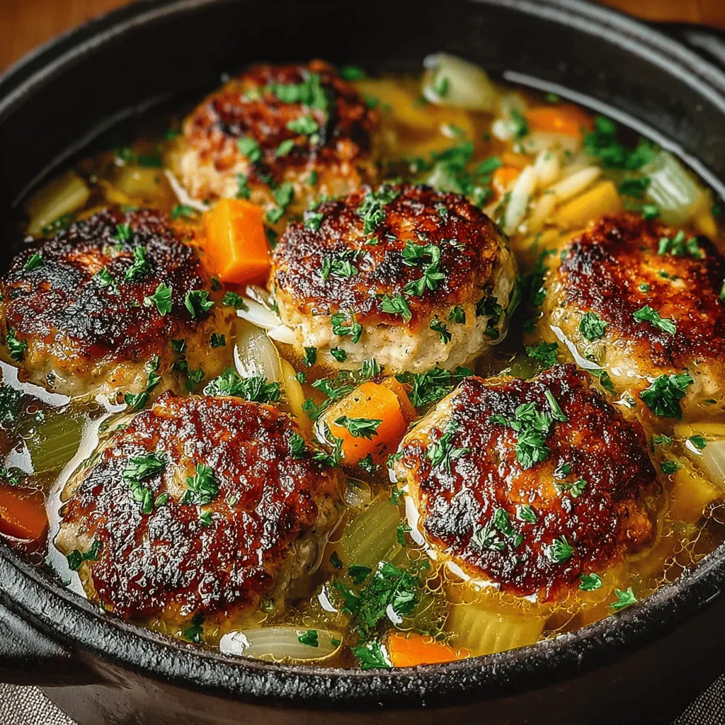 As the chill of autumn settles in and the days grow shorter, there's nothing quite as comforting as a warm bowl of soup. The act of savoring a hearty soup can evoke feelings of nostalgia, reminding many of family gatherings and cozy evenings spent indoors. Among the myriad of soup recipes that one can prepare, Cozy Turkey Meatball and Orzo Soup stands out as a wholesome, family-friendly dish that provides both nourishment and warmth. This soup is not only a delightful addition to your fall and winter repertoire but also a fantastic way to sneak in a variety of nutritious ingredients for the whole family.
